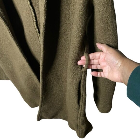 Wilfred Women's Cognac Acre Hooded Robe - Picture 9 of 9